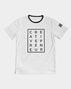 Creativepreneur Horizontal/Vertical White t-shirt Men's Tee