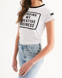 Minding My Creative Business White t-shirt Women's Tee