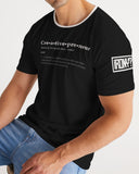 Creativepreneur Black with White writing Definition Shirt Men's Tee