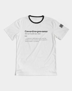 Creativepreneur White with Black writing Definition Shirt Men's Tee