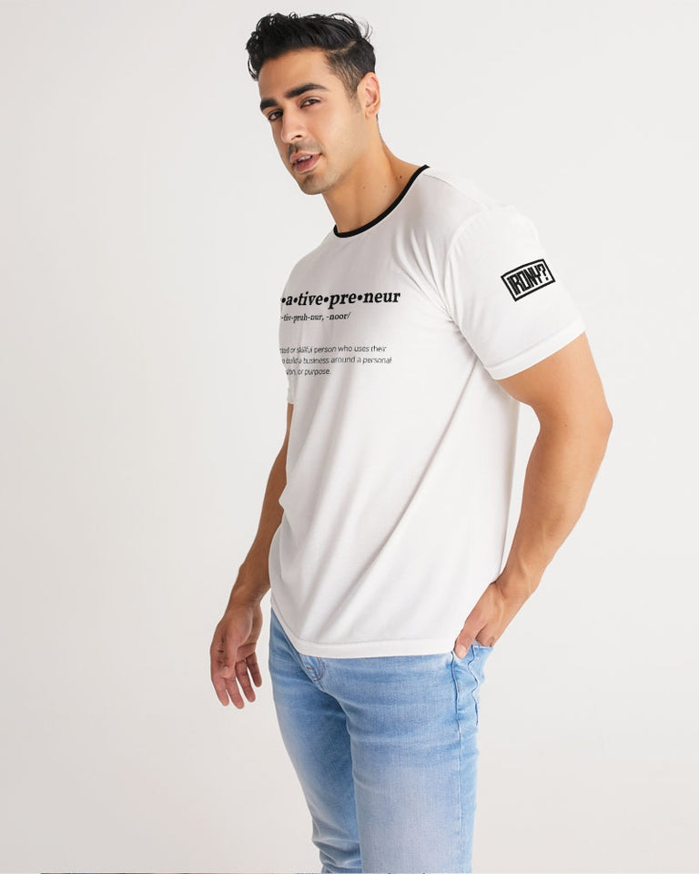 Creativepreneur White with Black writing Definition Shirt Men's Tee