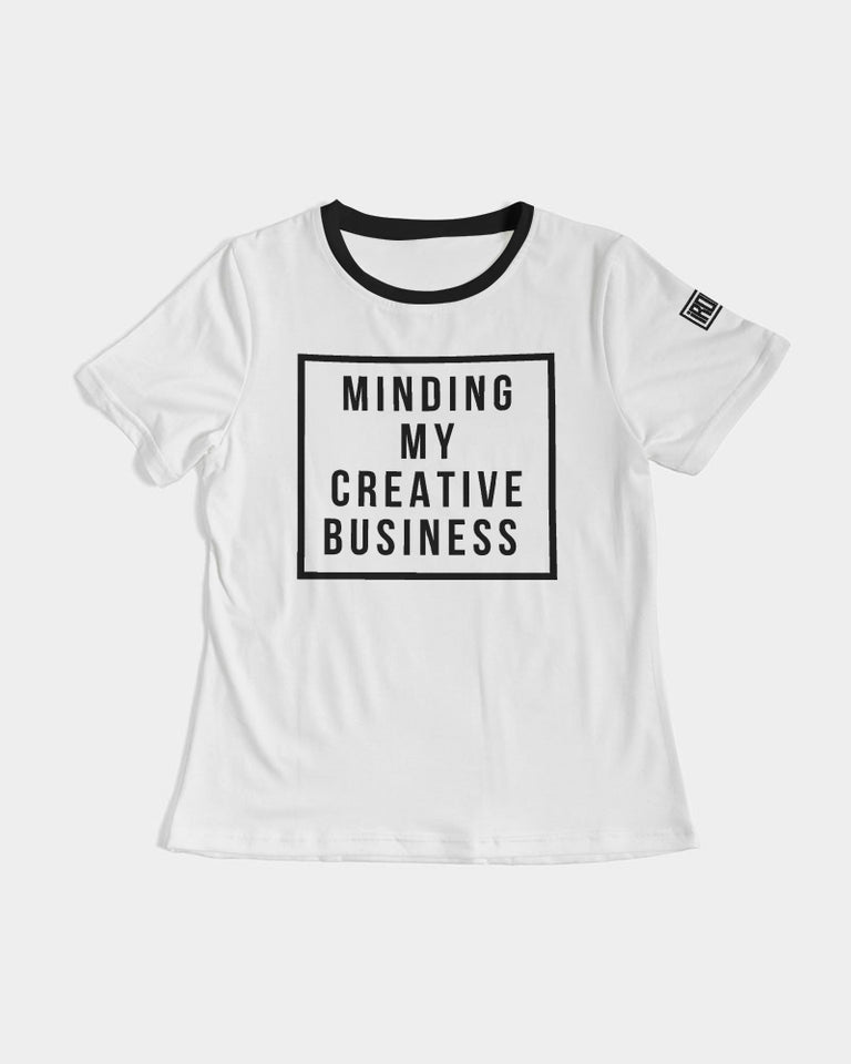 Minding My Creative Business White t-shirt Women's Tee