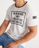 Minding My Creative Business White t-shirt Men's Tee