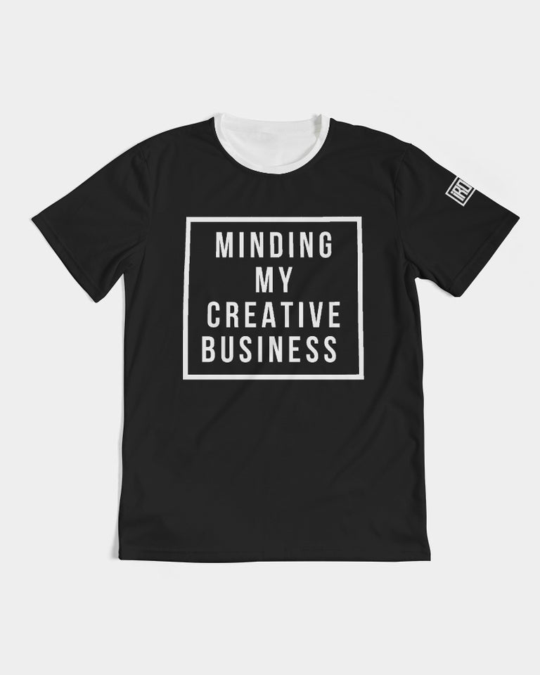 Minding My Creative Business Black t-shirt Men's Tee