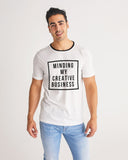 Minding My Creative Business White t-shirt Men's Tee