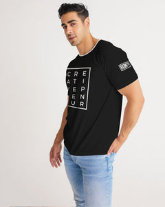 Creativepreneur Horizontal/Vertical Black t-shirt Men's Tee