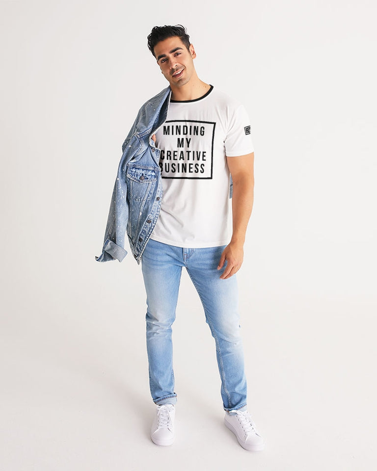 Minding My Creative Business White t-shirt Men's Tee