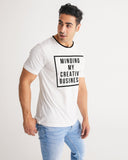 Minding My Creative Business White t-shirt Men's Tee